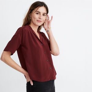 Madewell Silk Camp Shirt